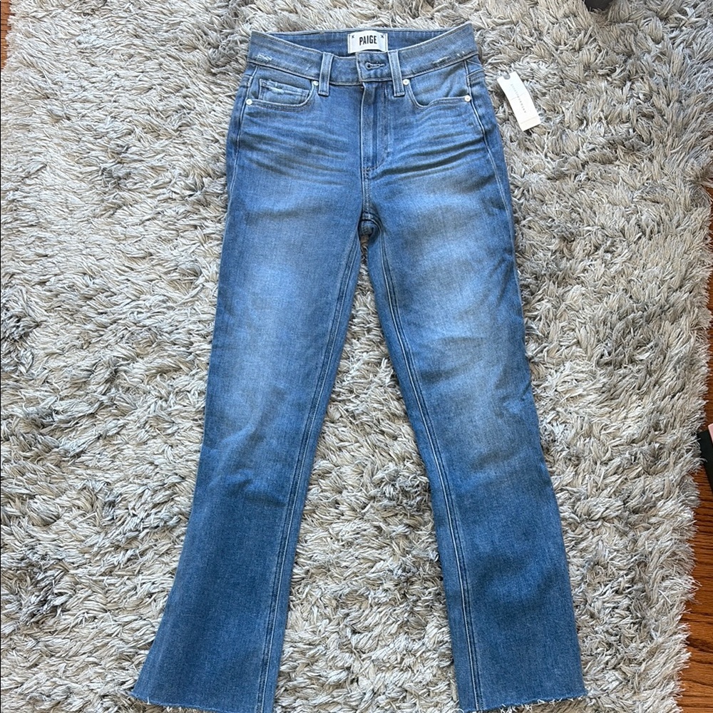 PAIGE Blue Flare & Wide Leg Jeans